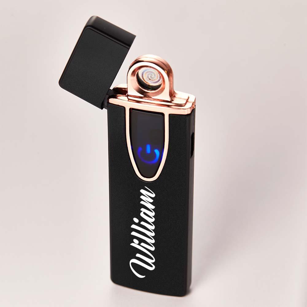 Personalized Black Engraved Lighter Bachelorette Party Favor Gift Best Man Gift for Him - soufeelus