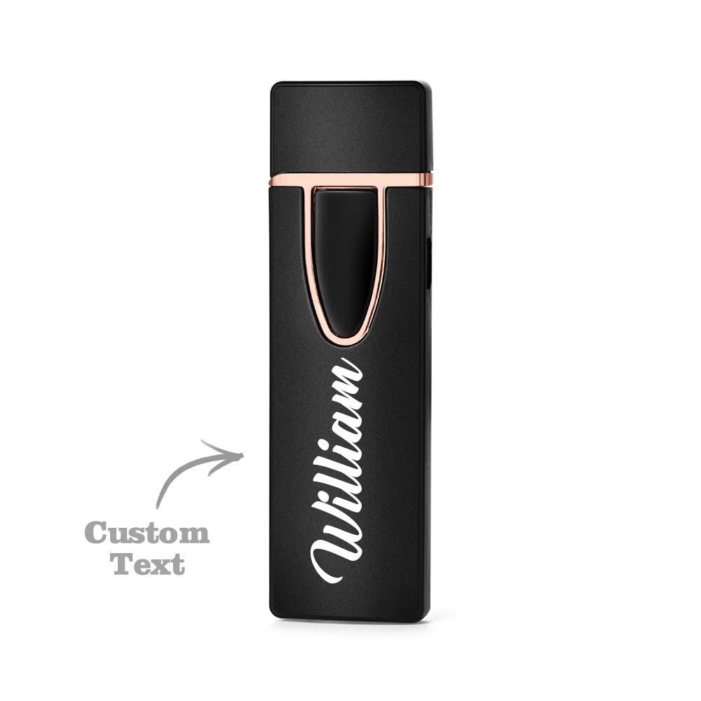 Personalized Black Engraved Lighter Bachelorette Party Favor Gift Best Man Gift for Him - soufeelus