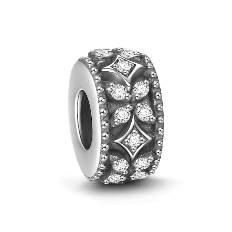 Sparkling Stopper Charm Silver - soufeelus