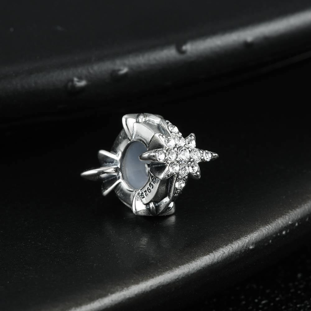 Meteorite Stopper Charm Soufeel Crystal Silver - soufeelus