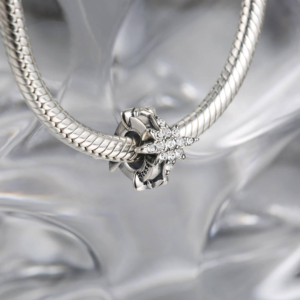 Meteorite Stopper Charm Soufeel Crystal Silver - soufeelus