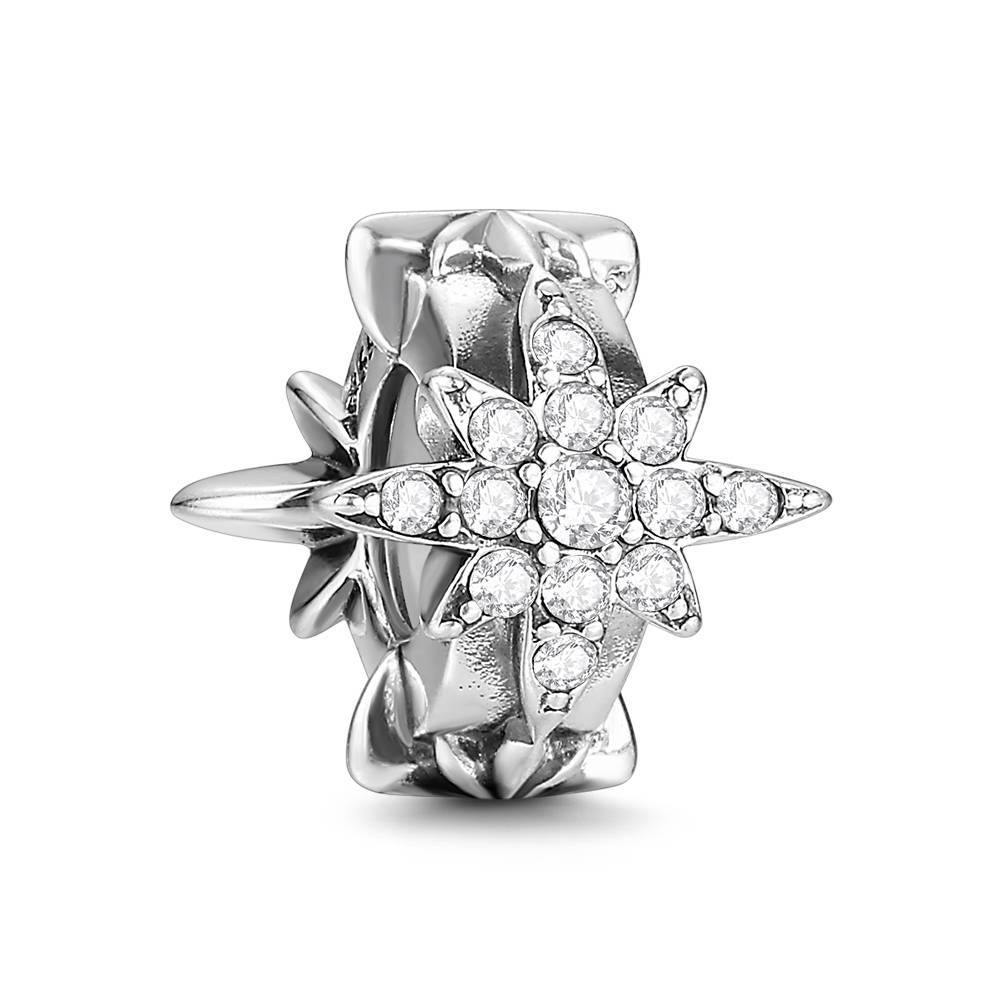 Meteorite Stopper Charm Soufeel Crystal Silver - soufeelus