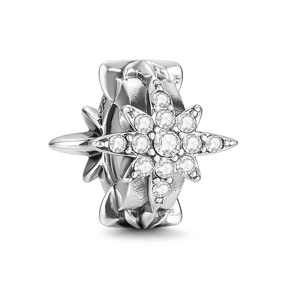 Meteorite Stopper Charm Soufeel Crystal Silver - soufeelus