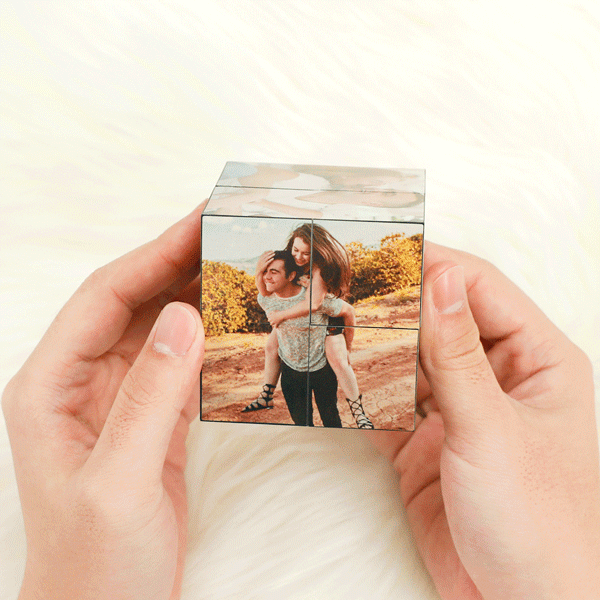 Photo Frame Rubic's Multiphoto Frame Personalized Picture Cube