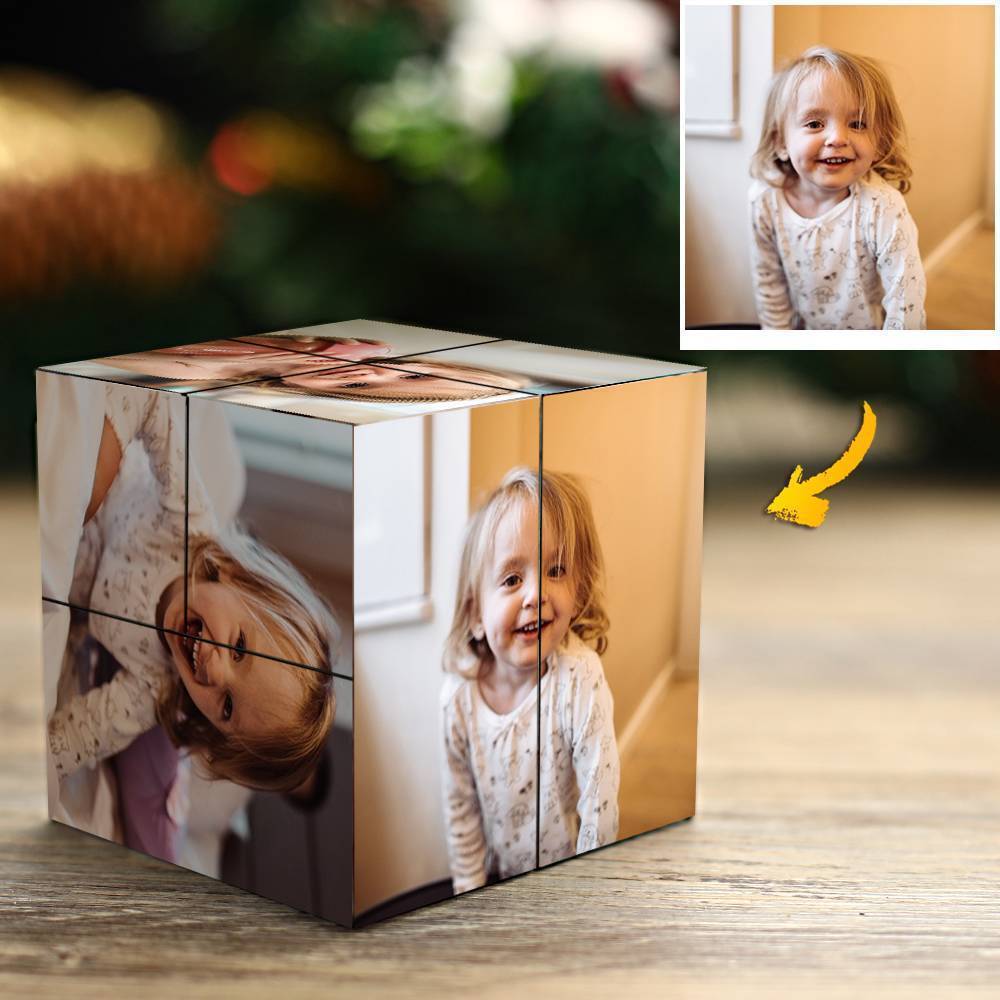 Folding Picture Cube Custom Christmas Gifts