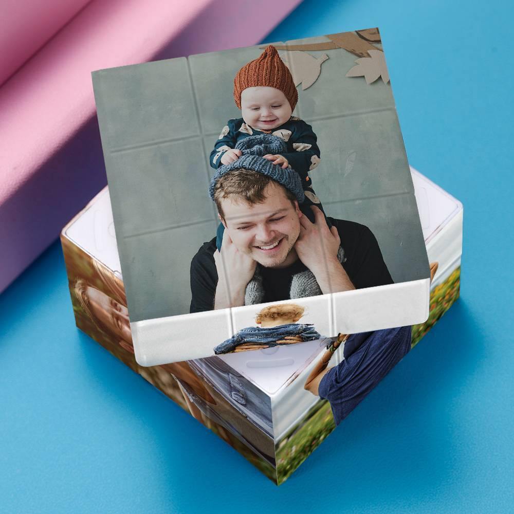 Photo Frame Multiphoto Choices of Style Colorful Rubic's Cube for Dad