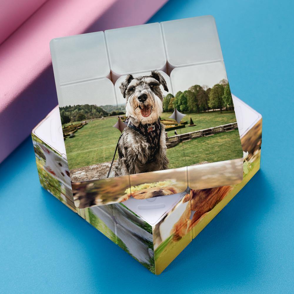 Custom Photo Rubic's Cube Six Pictures Gifts