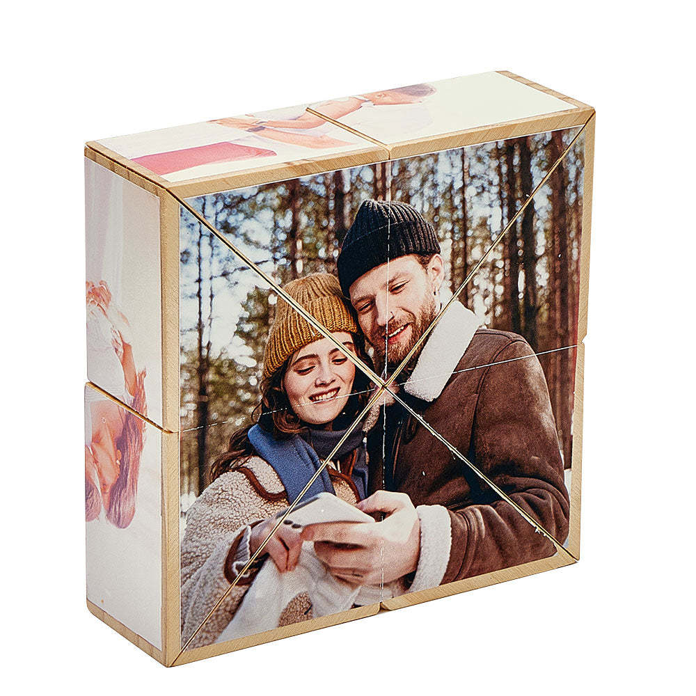Custom Multiphoto Rubic's Cube Personalized Home Ornament Rubic's Cube - soufeelus