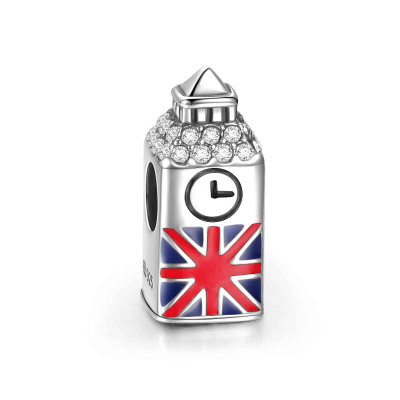 UK BIG BEN Charm Silver - soufeelus