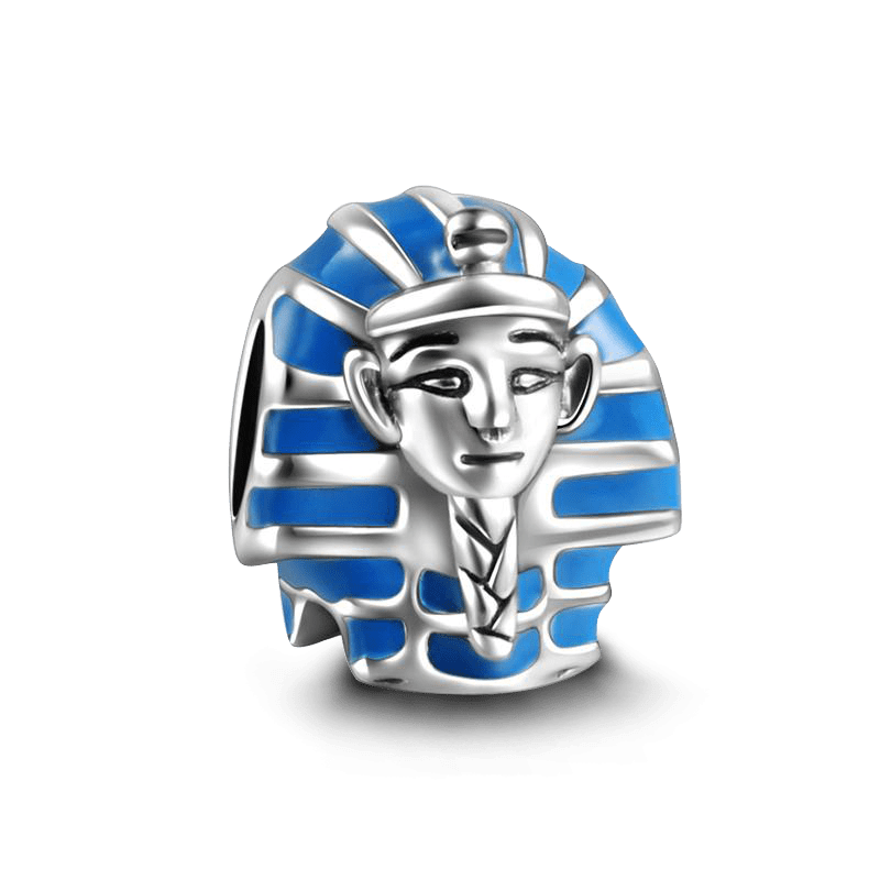 King Tut's Mask Charm Silver - soufeelus