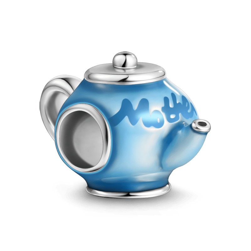 Mother Teapot Charm Silver - soufeelus