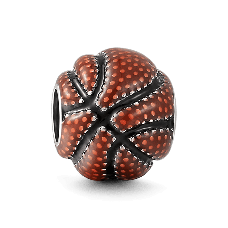 Basketball Charm Silver - soufeelus