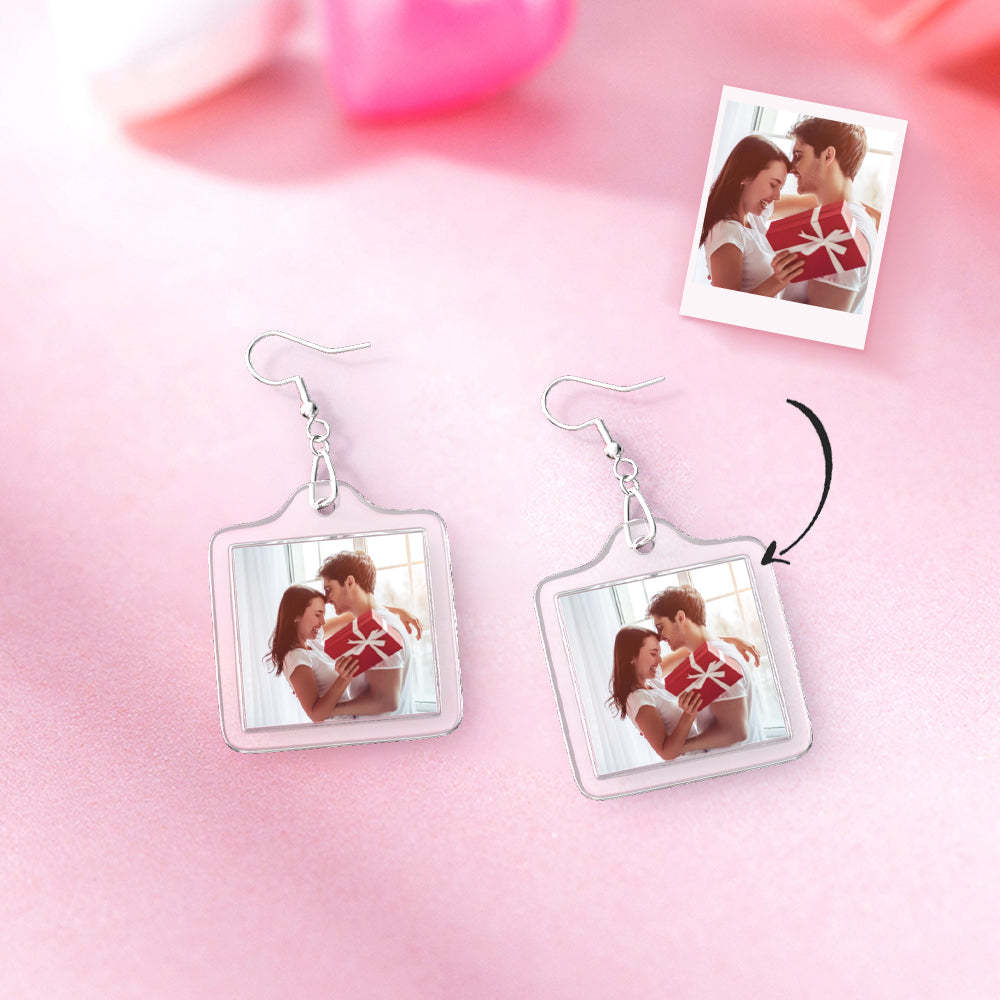 Custom Spotify Code Earrings for Her - soufeelus