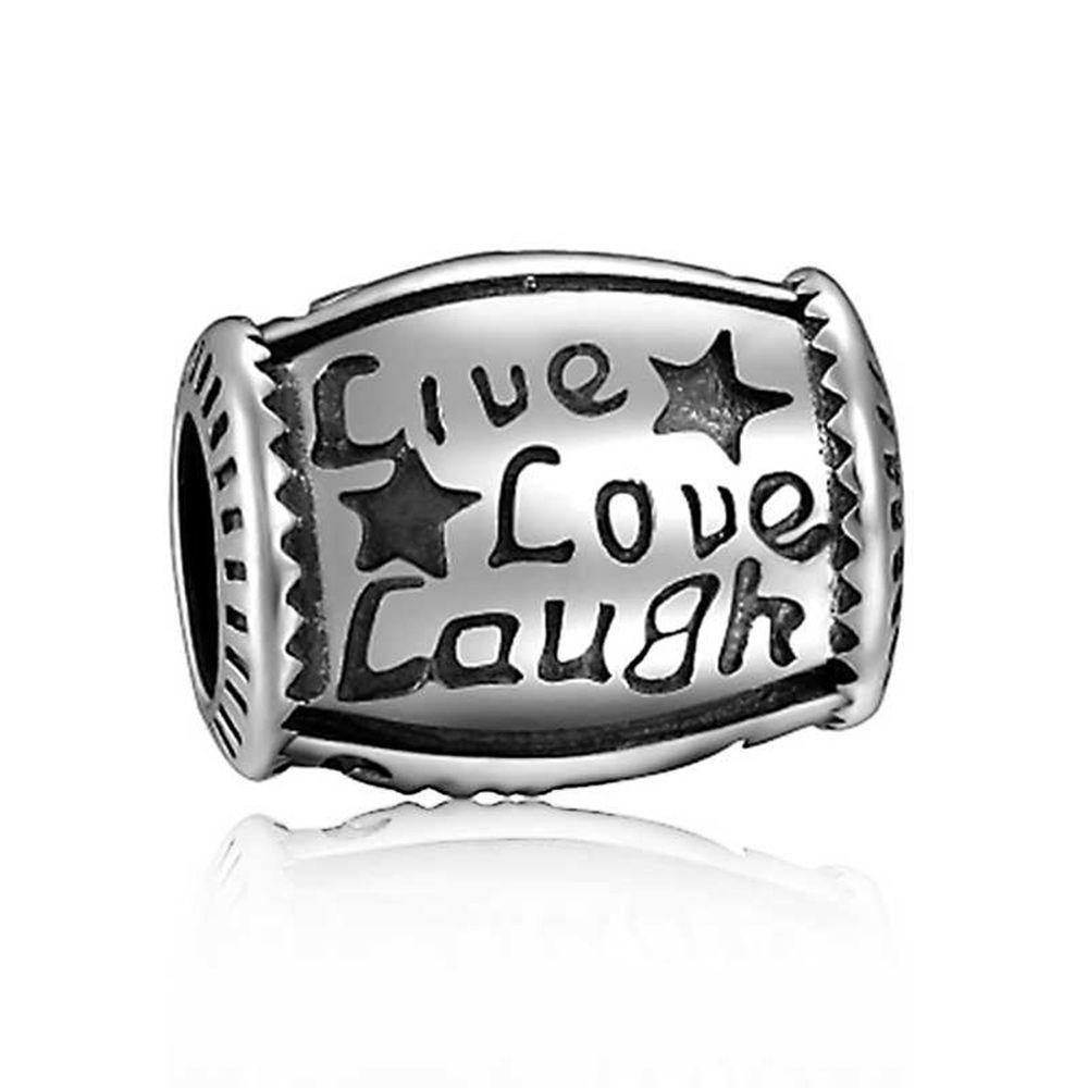 Live, Love, Laugh Charm Silver - soufeelus