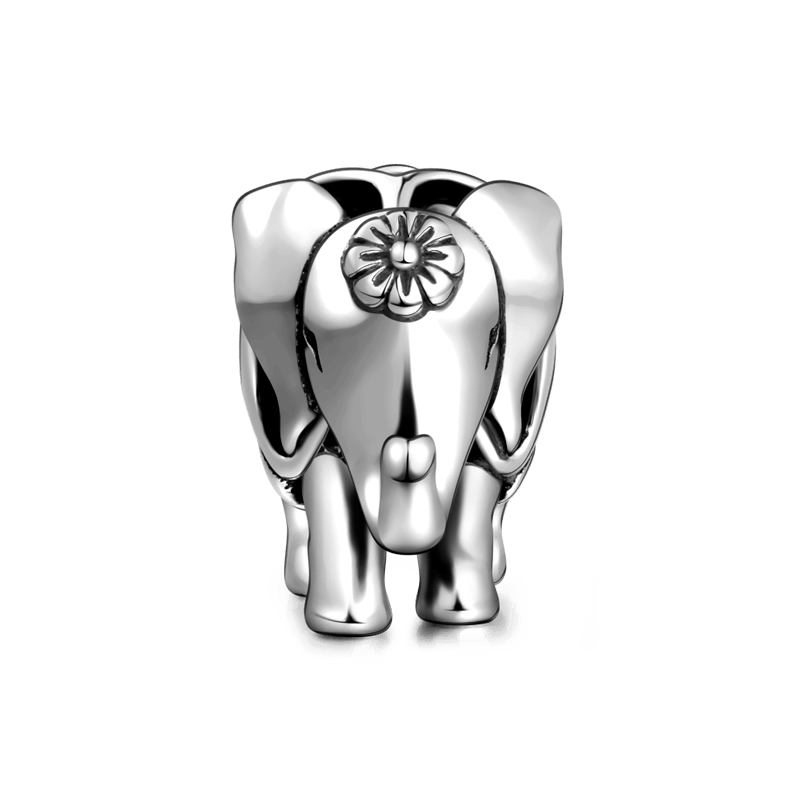 Elephant Charm Silver - soufeelus