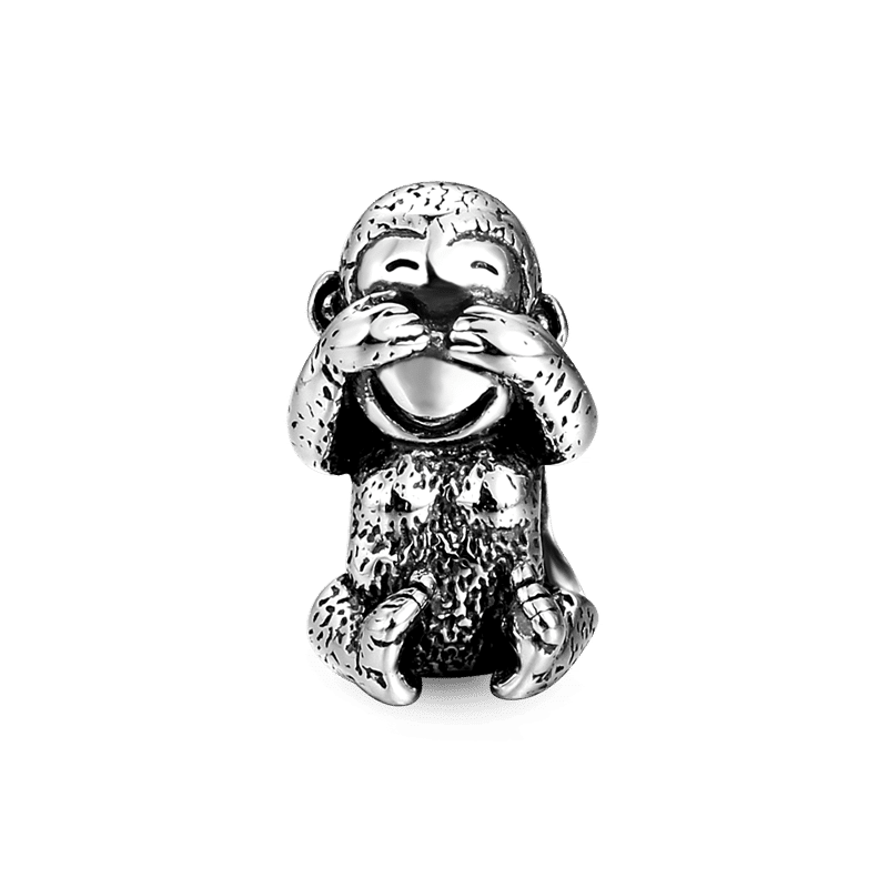 See No Evil Charm Silver - soufeelus