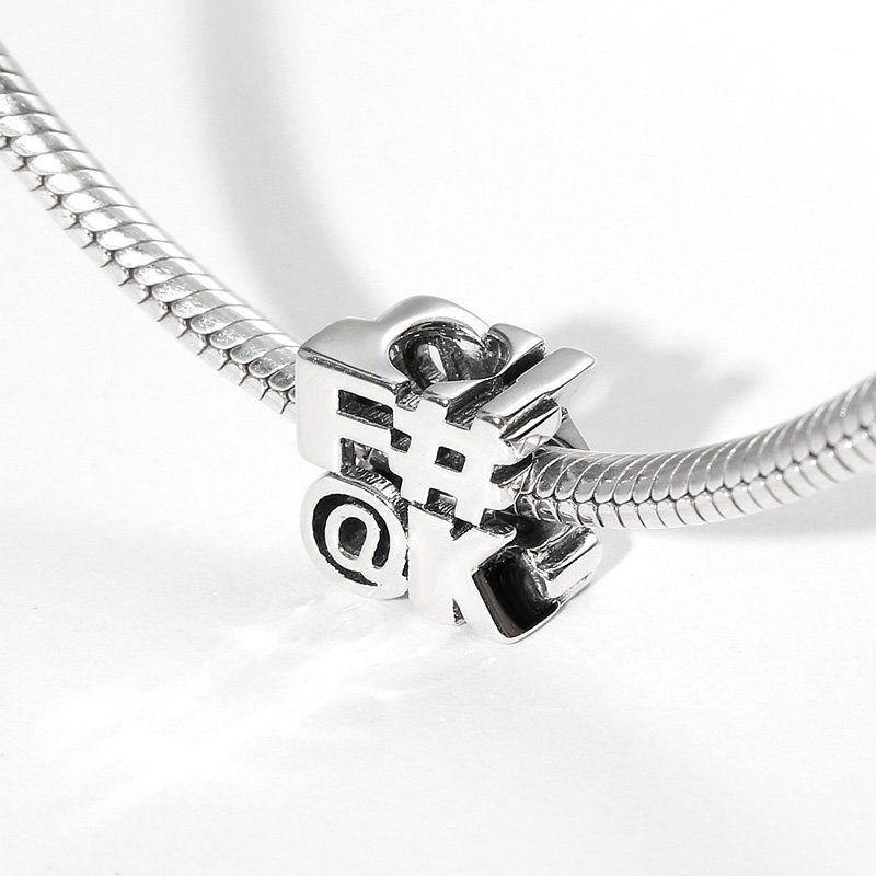 F#@K Charm Silver - soufeelus
