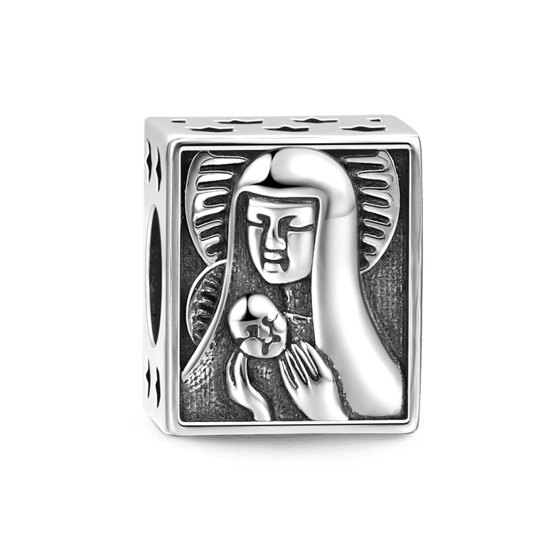 Virgin Mary Charm Silver - soufeelus