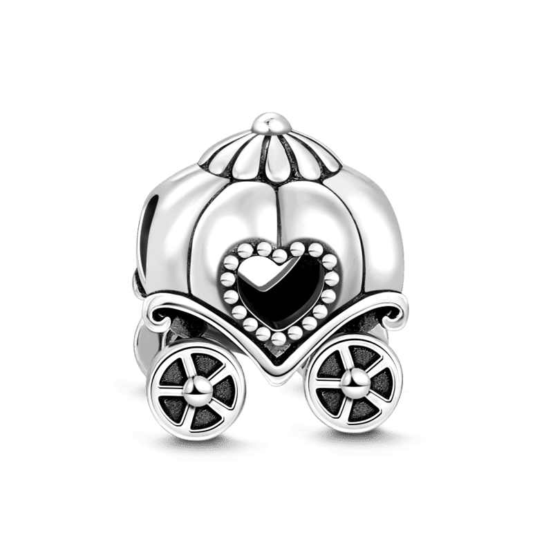 Pumpkin Coach Charm Silver - soufeelus