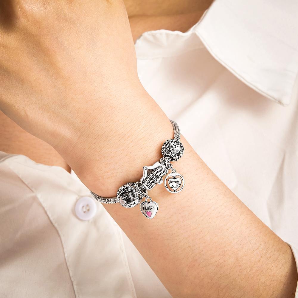 Beloved Grandma Pendant Charm Sliver - soufeelus