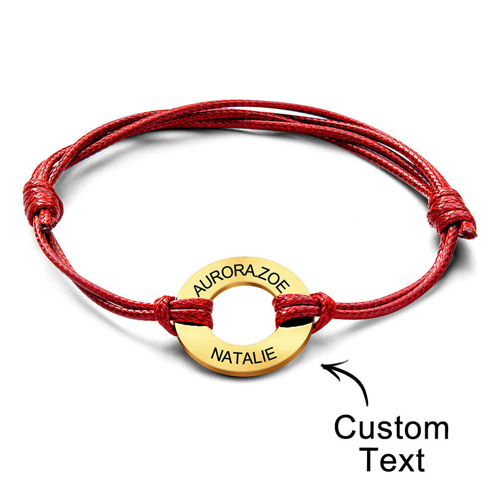 Custom Engraved Bracelet Simple Design Gifts For Dad - soufeelus