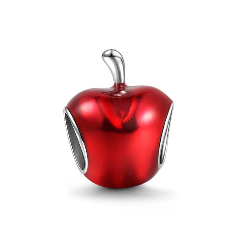 Red Apple Charm Silver - soufeelus