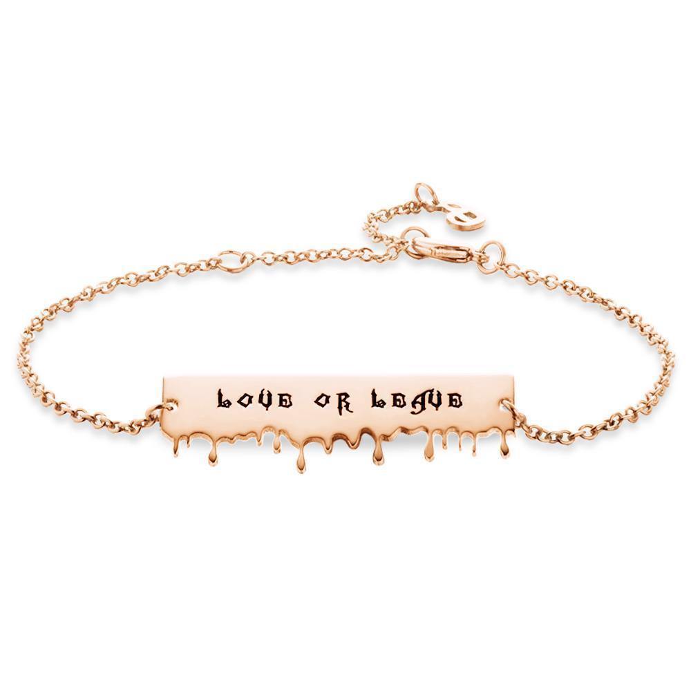 Custom  Bracelet  Name Bracelet Gifts for Girlfriend 14k Gold Plated - soufeelus