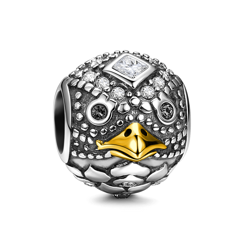 Eagle Charm 14k Gold Plated Silver - soufeelus