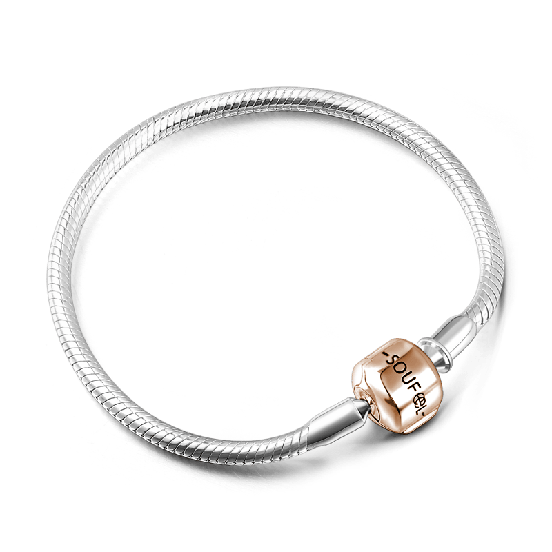 Rose Gold Exclusive 925 Sterling Silver Basic Bracelet