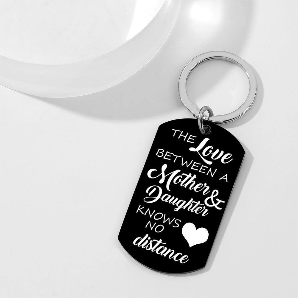 Photo Engraved Tag Keychain Memory Gifts - soufeelus