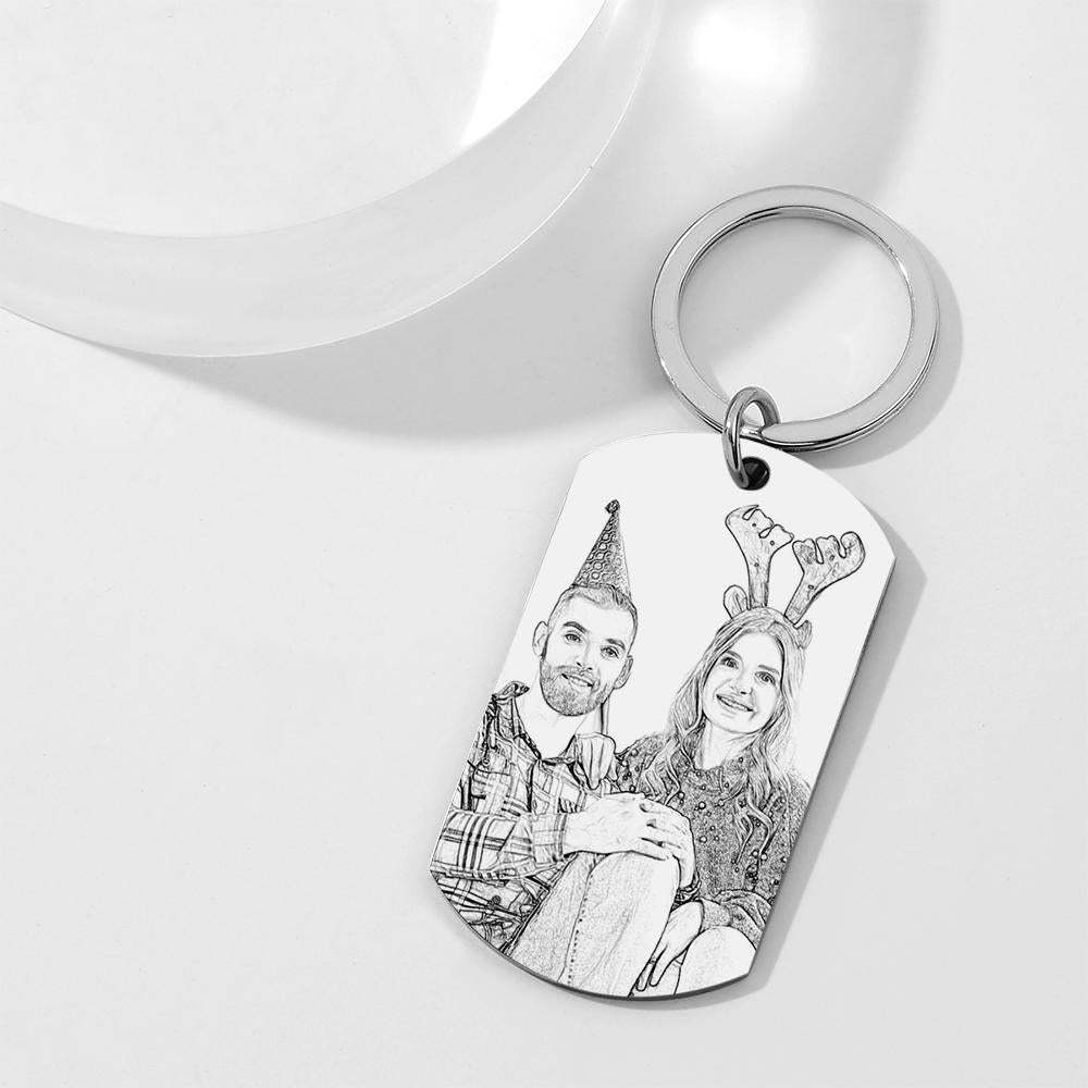 Custom Keychain Photo Calendar Keychain Tag Keychain Gifts