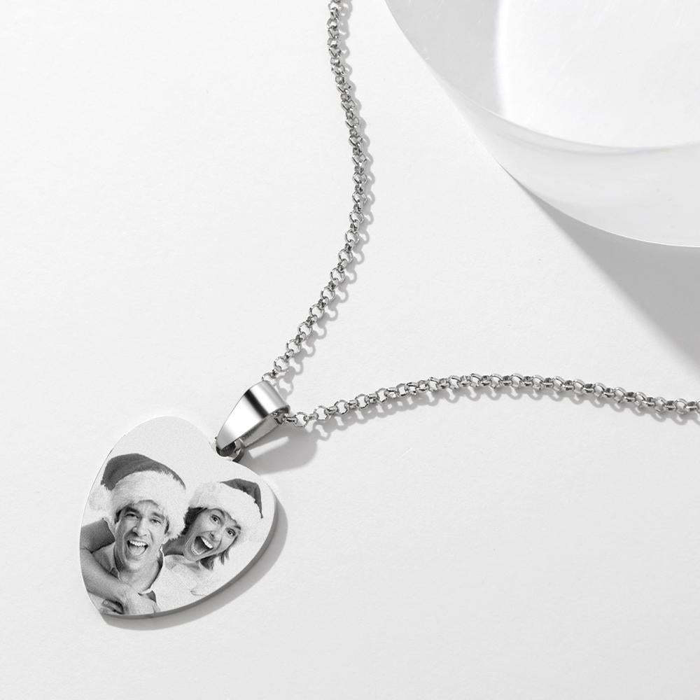 Christmas Gifts - Custom Photo Necklaces Personlised Calendar Necklaces Anniversary Gifts