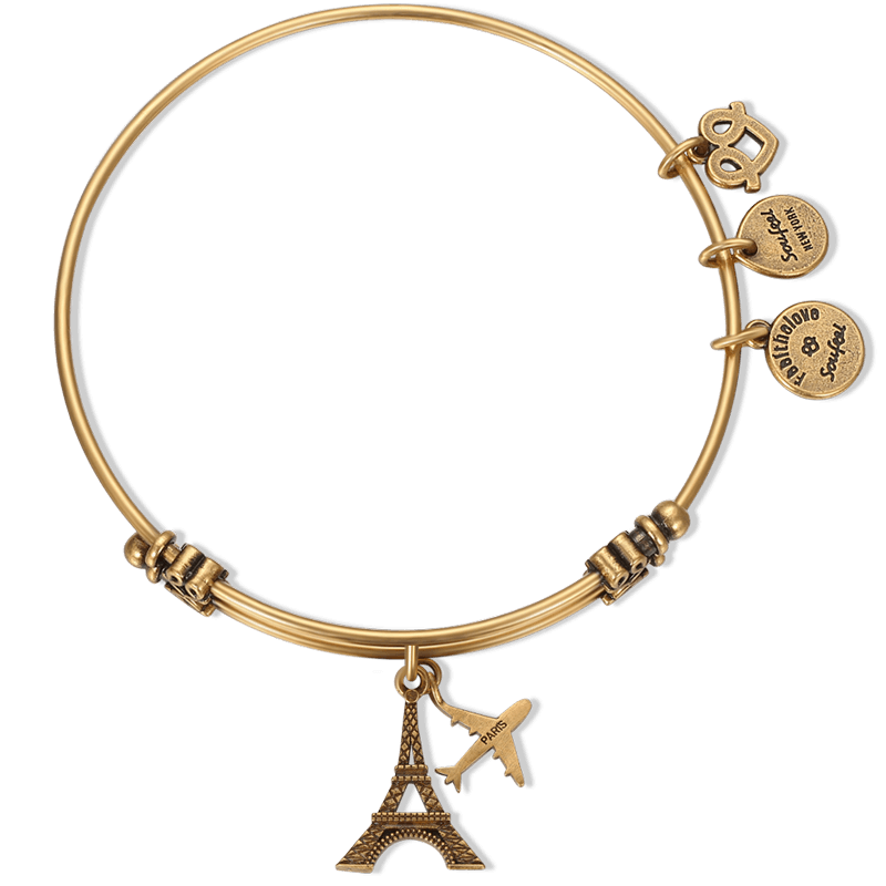 Romantic Paris Charm Bangle - soufeelus