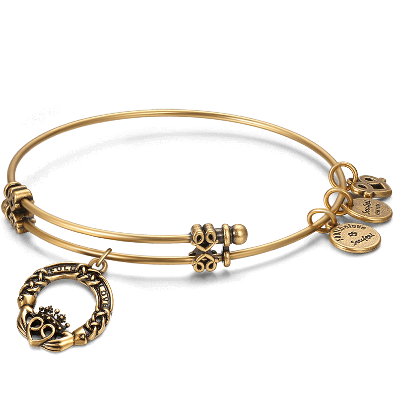 Full Love Charm Bangle - soufeelus