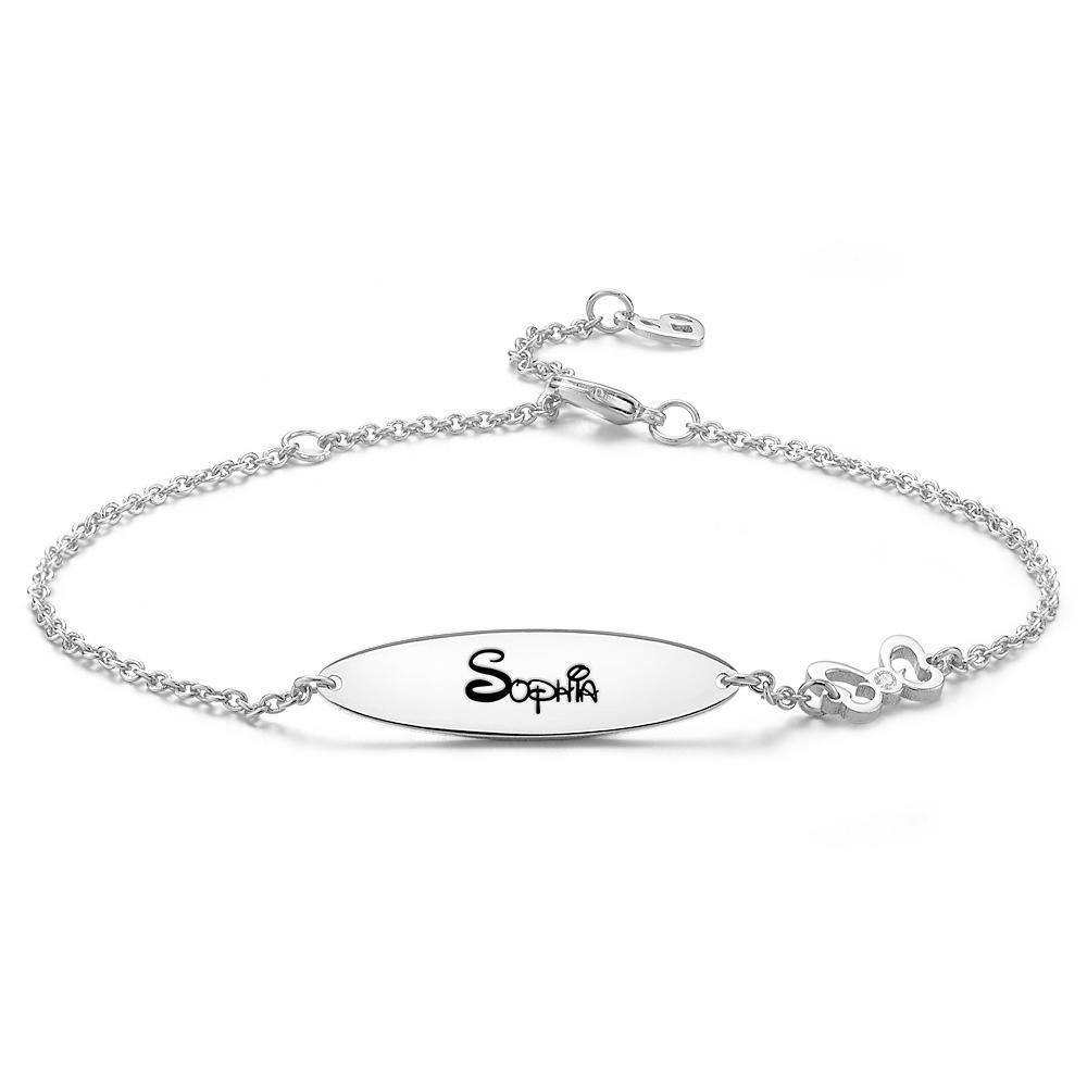 Engraved Bracelet Custom  Name Bracelet Personalized Bracelet - soufeelus