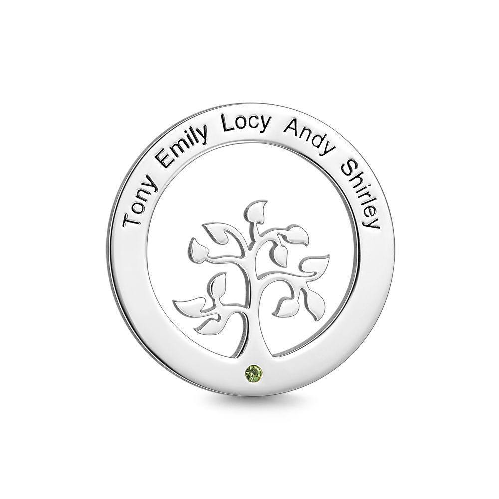 Engraved Lucky Charm Tree Locket - soufeelus
