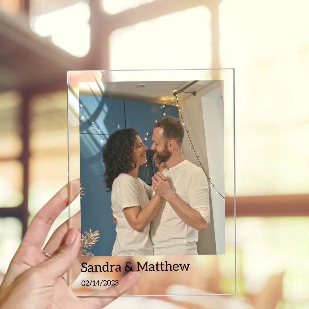 Scannable AR Video 3D Album Acrylic Lamp, A Unique Photo Gift to Record Beautiful Moments with Mom