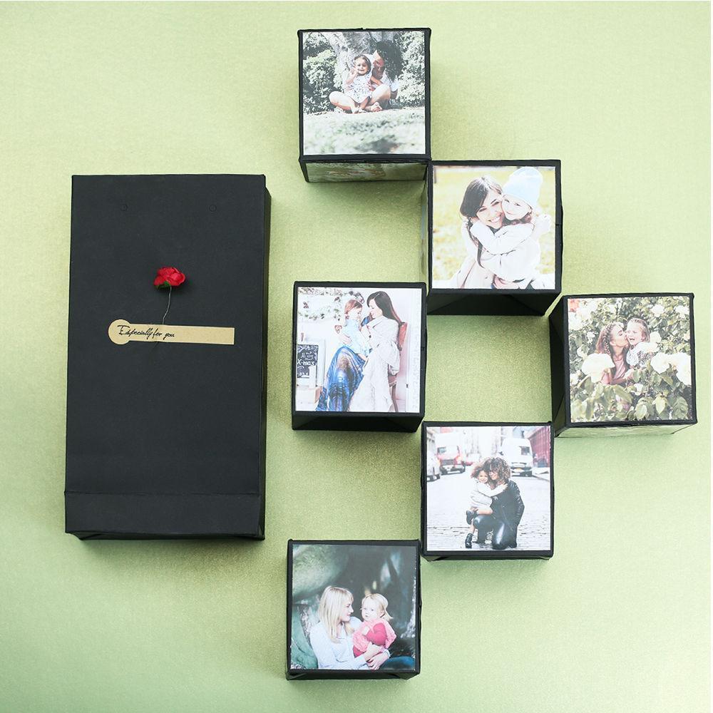 Diy Photo Surprise Explosion Bounce Box Valentine's Day Gift Six Photos