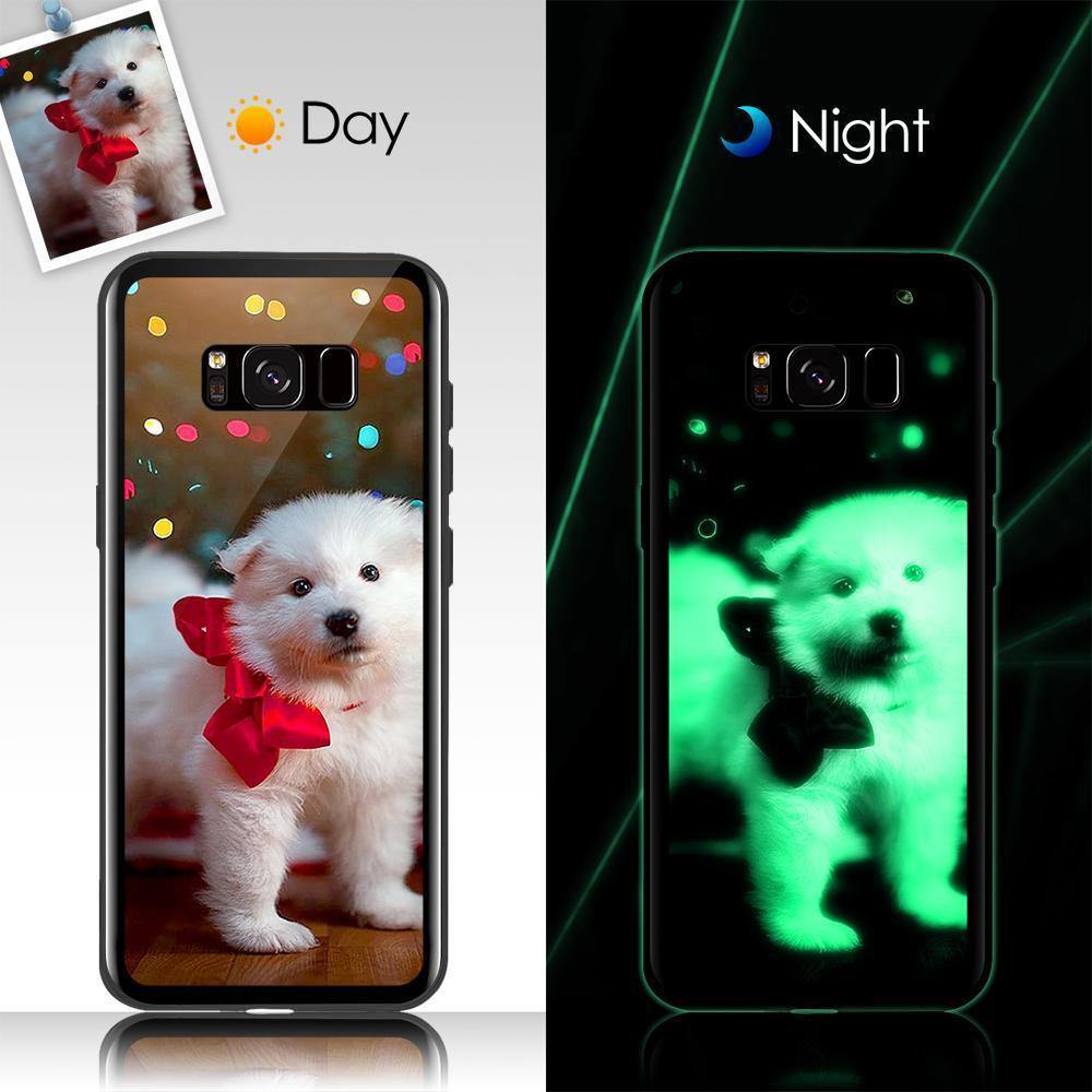 Samsung Galaxy S9 Custom Noctilucent Photo Protective Phone Case Glass Surface - soufeelus