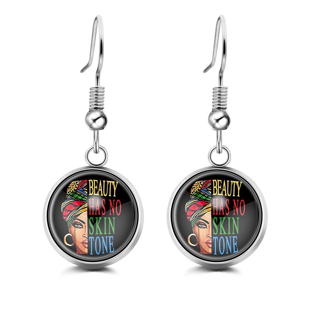 Photo Earrings Drop Earrings Unique Gifts For Her With Text - soufeelus