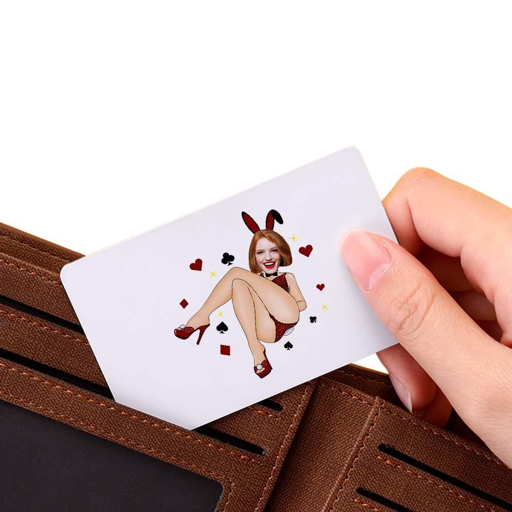 Scannable AR VR Animation 3D Card Virtual Reality Animation AR Graphic Cards Bunny Girl - soufeelus