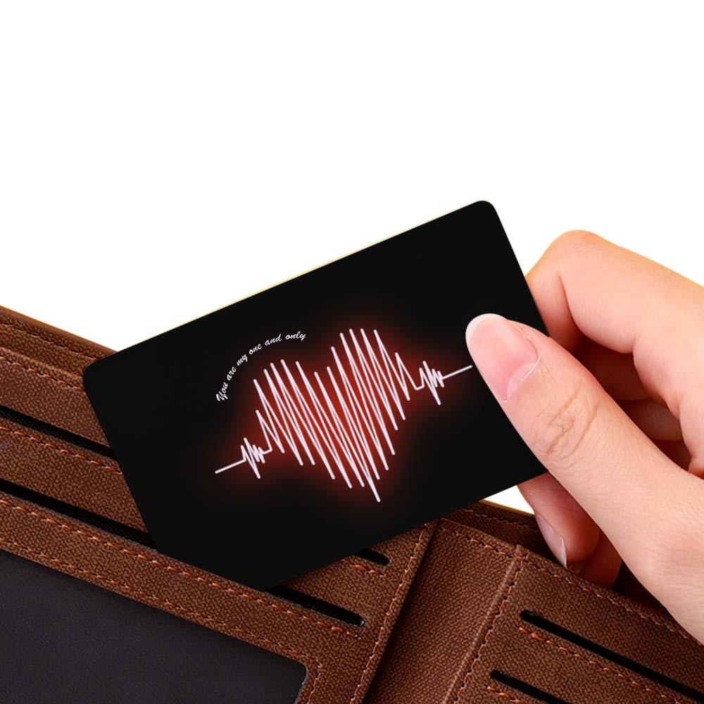 Scannable AR VR Animation 3D Card Virtual Reality Animation AR Graphic Cards Heart Wave - soufeelus