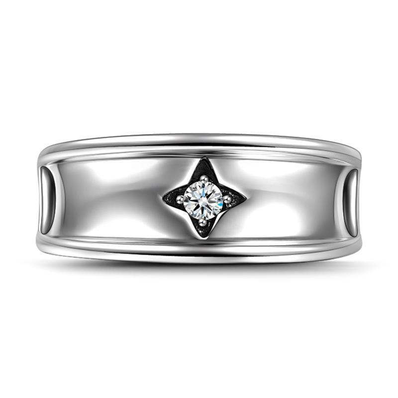 Four Angle Star Ring 925 Sterling Silver