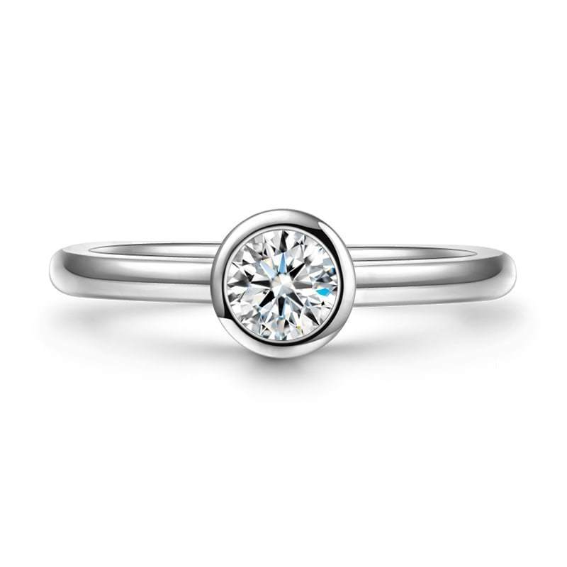 Elegant Series Silver Only You Ring Charm 925 Sterling Silver