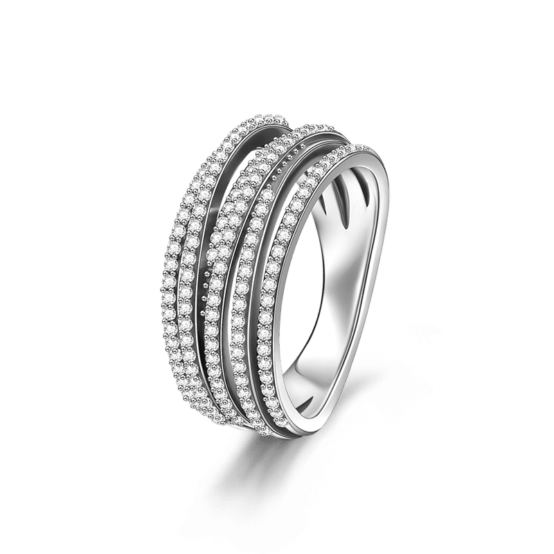 The Streamer Ring Ring Charm 925 Sterling Silver