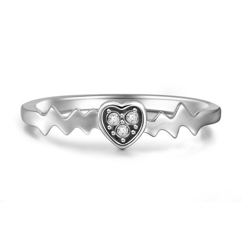 Hidden Heart Ring Female 925 Sterling Silver