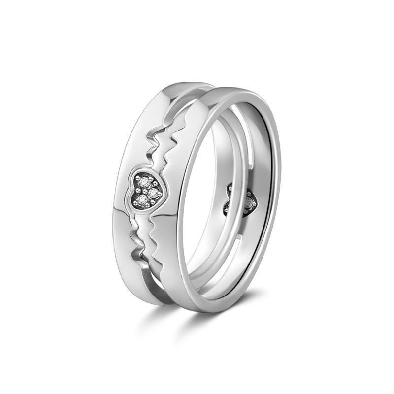 Hidden Heart Ring Female 925 Sterling Silver