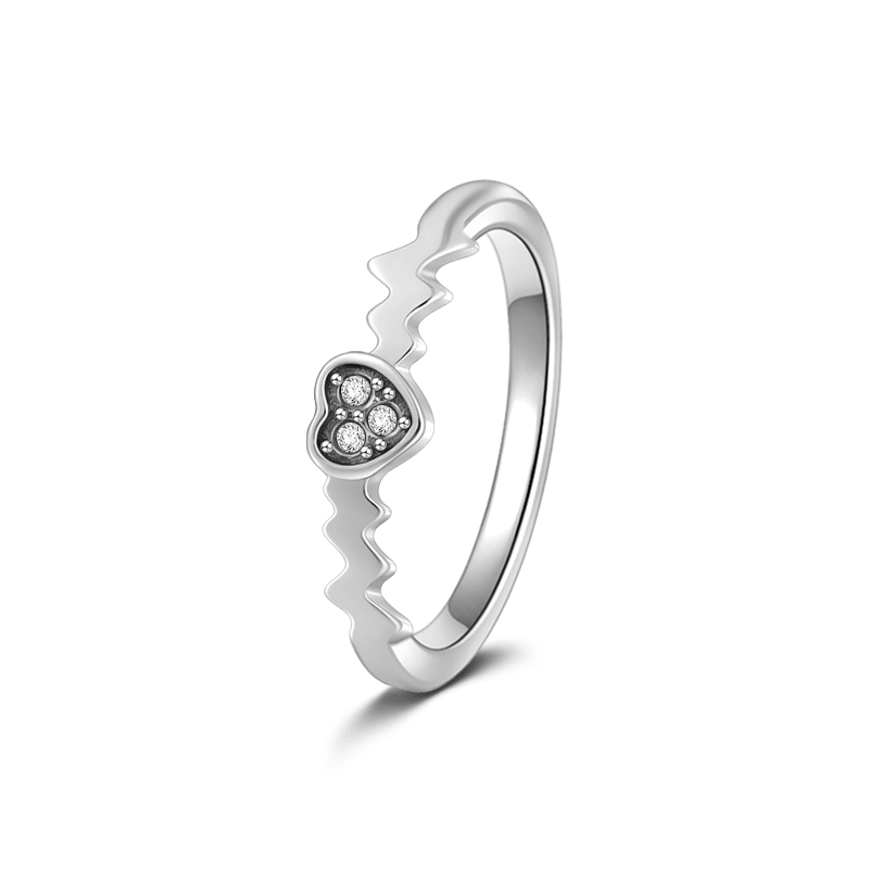 Hidden Heart Ring Female 925 Sterling Silver