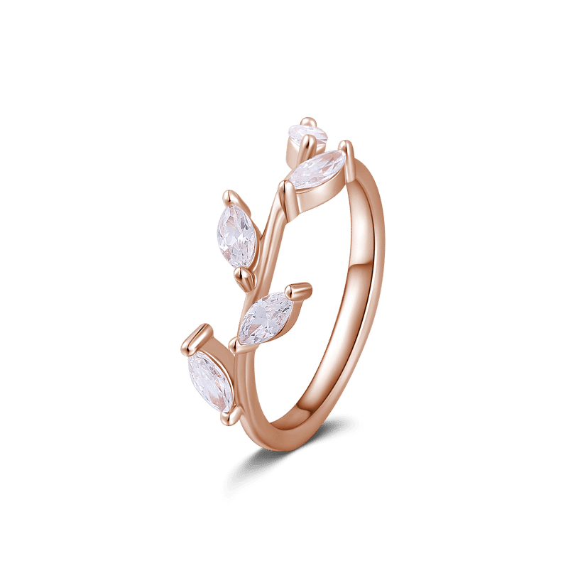 Vines Ring Rose Gold Female 925 Sterling Silver