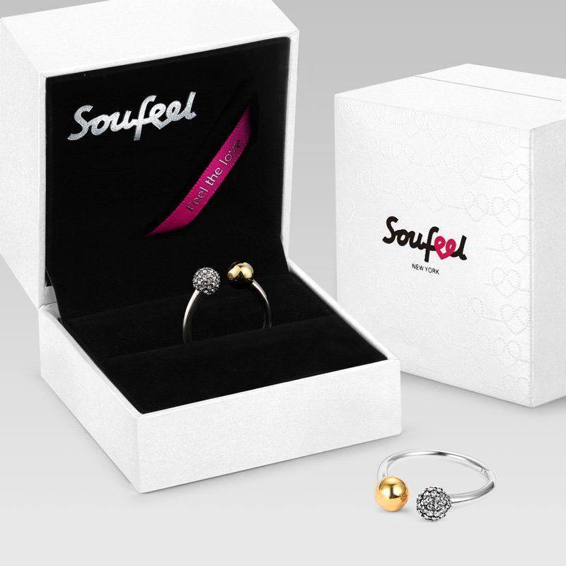 Soufeel Strike Lucky Ring 14k Gold Plated Silver - soufeelus